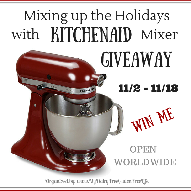 Mixing up the Holidays with KitchenAid Mixer Giveaway