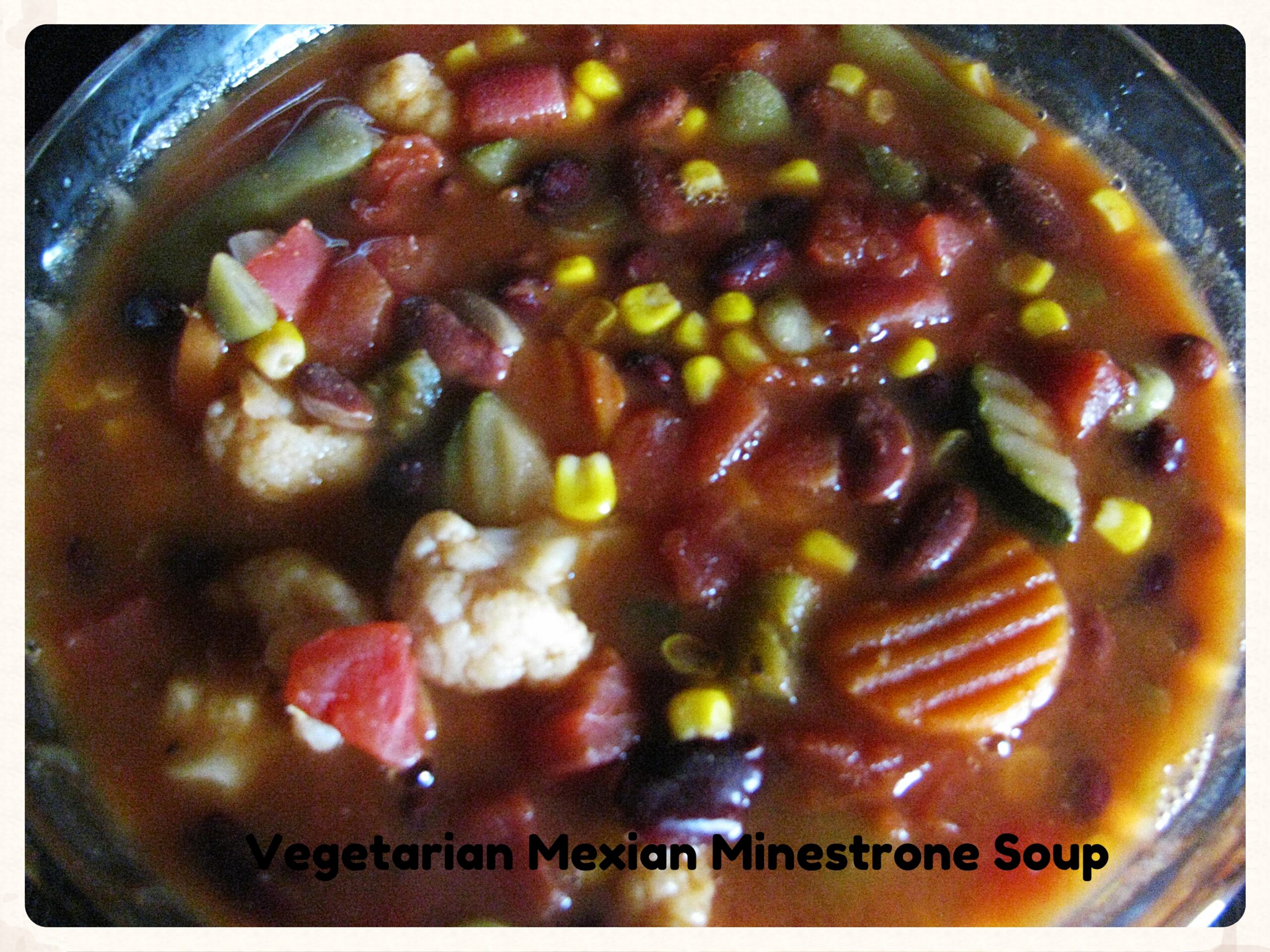 Easy Mexican Minestrone Soup Recipe