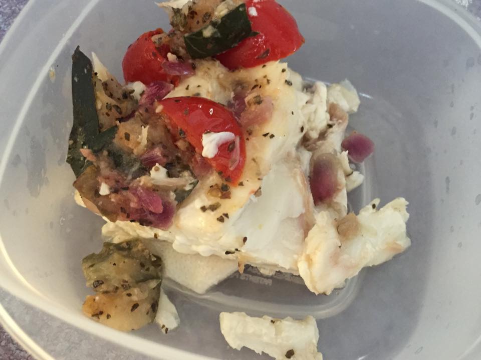 Mediterranean Halibut is full of flavour and dairy and gluten free. Great for an easy weeknight meal, on the table in just 30 minutes!