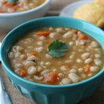 I love a hearty easy meal!  Soups and Stews are so great for winter months, so easy.   Whether you call it a Crock-Pot or Slow Cooker it cooks the same way - EASY!  I think the cheaper models cook just as well or better.  I just love a Navy Bean Soup!  