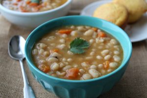 I love a hearty easy meal!  Soups and Stews are so great for winter months, so easy.   Whether you call it a Crock-Pot or Slow Cooker it cooks the same way - EASY!  I think the cheaper models cook just as well or better.  I just love a Navy Bean Soup!  