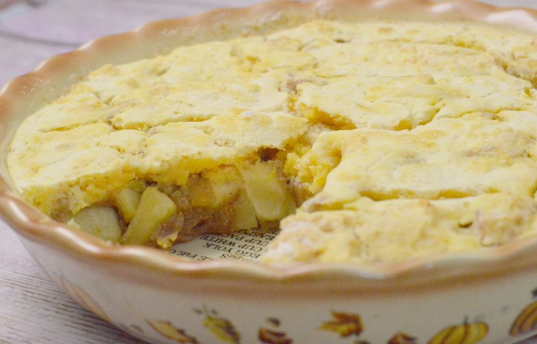 Everyone loves cooked apples!  This quick Apple Cobbler Cake is sure to tempt and please the pickiest of dessert lovers.   Once you see how easy it is to make, you will be making this weekly.