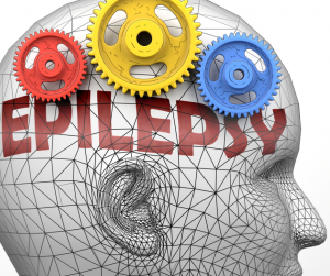 epilepsy on side of head with gears