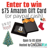 $75 Amazon Gift Card (or PayPal Cash) Giveaway